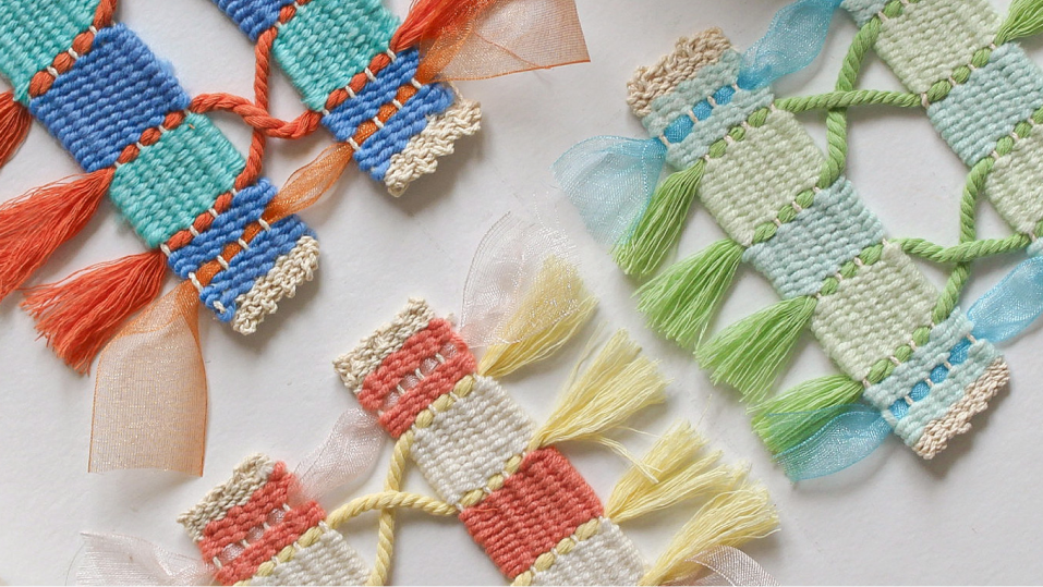 아티스트 워크샵: 리본 위빙 티 코스터