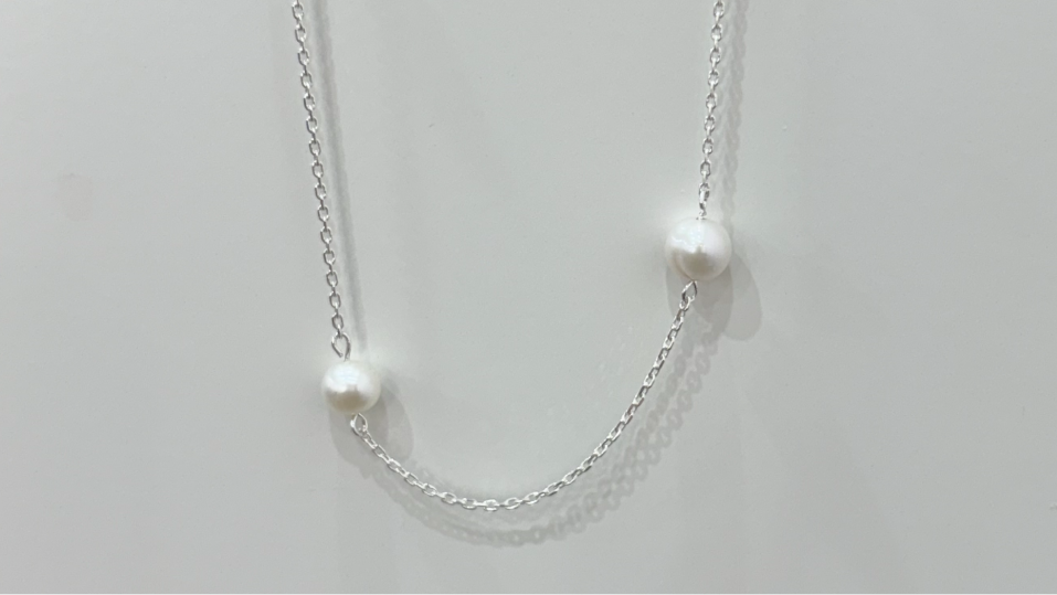 주얼리 아뜰리에: 실버 진주 목걸이