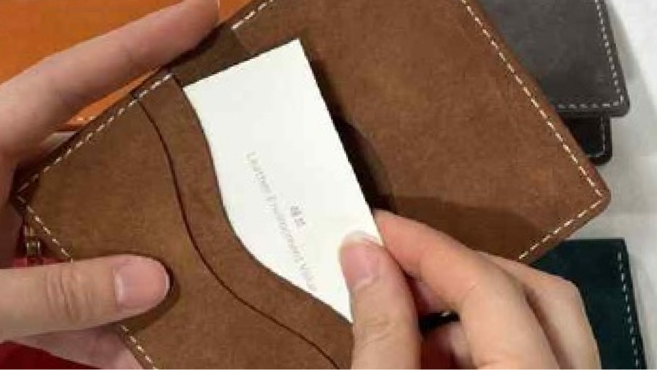 아티스트 워크샵: 레더 3단 카드지갑