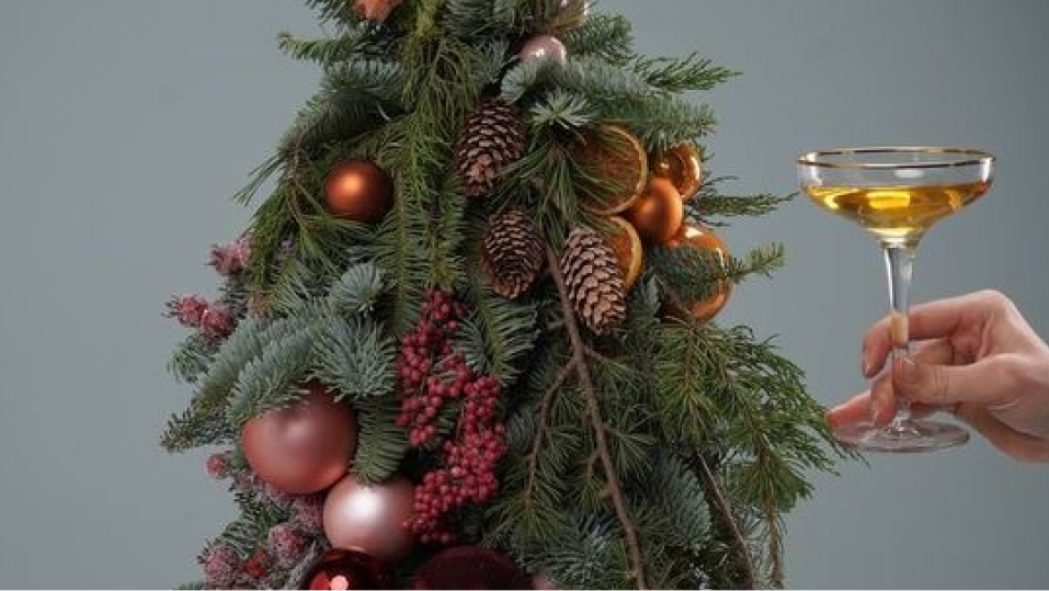 클래식 크리스마스 미니 트리