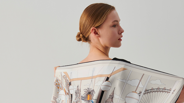 다시 시작되는 봄, 나를 빛내줄 실크 스카프 스타일링